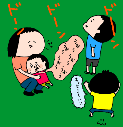 1歳乙女「わたしにはまだ早い！」夏の風物詩にほろ苦い思い出　～ハナペコ絵日記＜19＞～の画像3