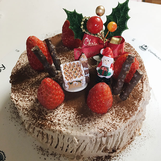 楽ちん！今年のクリスマスケーキは生チョコクリームでいかが？のタイトル画像