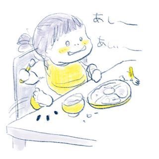 １歳児の可愛さが”ギュッ”と詰まったイラストの数々。とにかく癒しパワーがすごいのです…の画像4