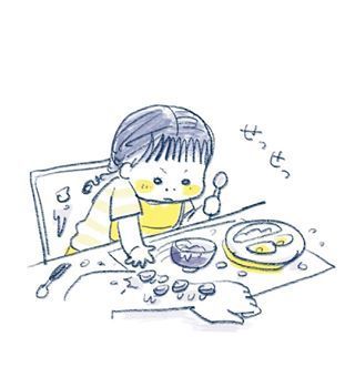 １歳児の可愛さが”ギュッ”と詰まったイラストの数々。とにかく癒しパワーがすごいのです…の画像7