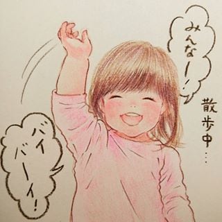 「まるで絵本の世界♡」子どもと過ごす大切な日々を描いたイラストが素敵すぎる！の画像25