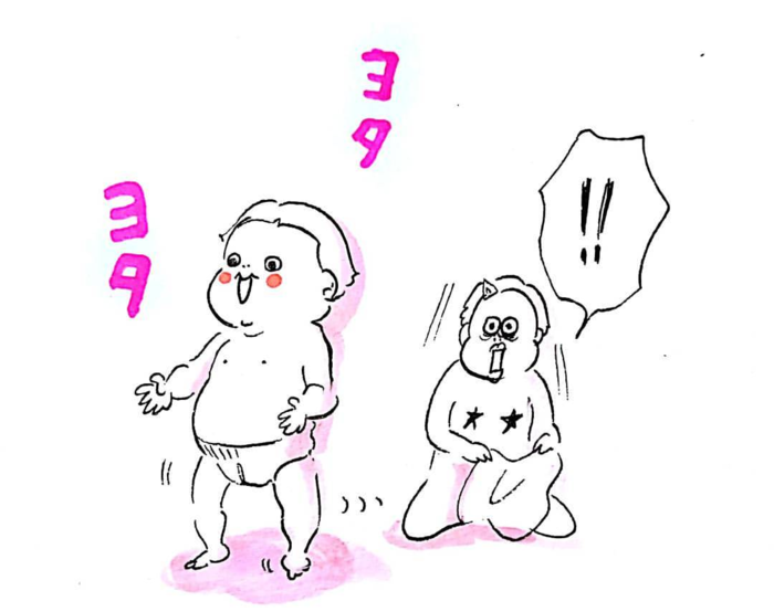 娘が「はじめて歩いた日」。ママとパパの感想が違い過ぎる(笑)！の画像9