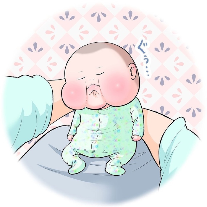 眼福…ぷにっぷに赤ちゃんの、超愛しい瞬間。うちの子もこの顔する〜！の画像2