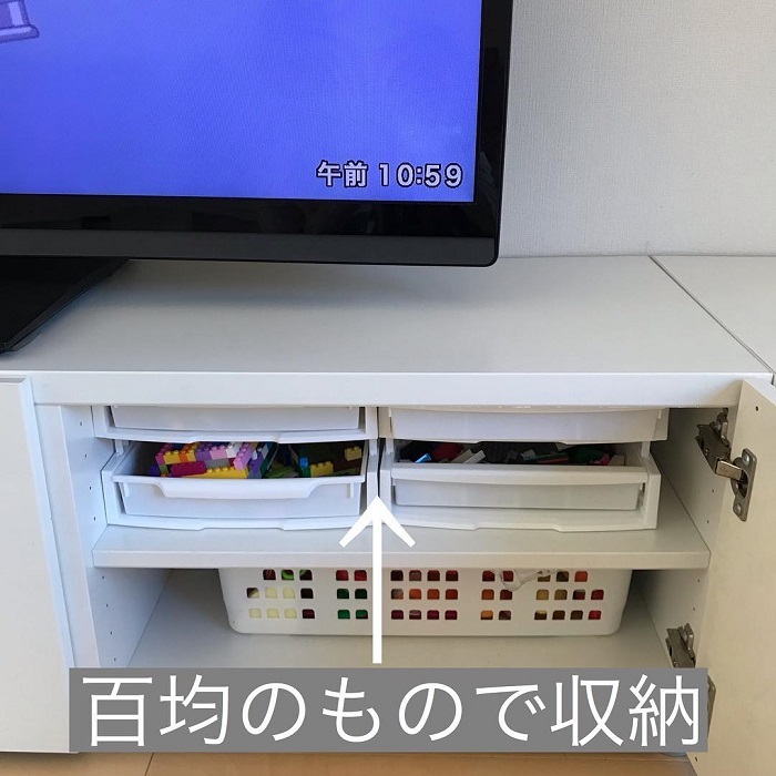 オリジナルばんそうこうにおもちゃ収納、プレイテーブルまで！まねしたい「100均グッズアイデア」の画像23