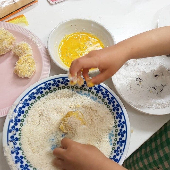 自分で作ったお料理は特別な味、まぜまぜこねこね「＃親子クッキング」の画像2