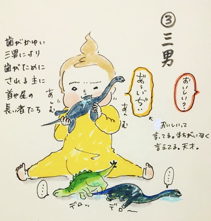 親も子も日に日にたくましく！これぞ「ザ・男の子三人育児」の画像5