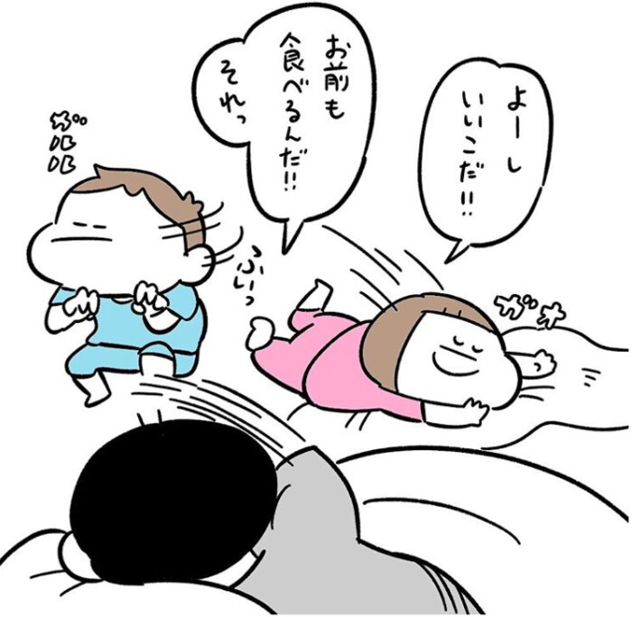 楽しく入眠できるステキ作戦！のはずが…パパが策に溺れるまで(笑)の画像6