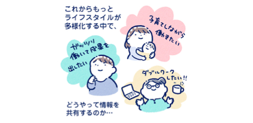 時短ワーママとフルタイム勤務の人との壁 情報の共有 5年後はこうなってたらいいな Conobie コノビー