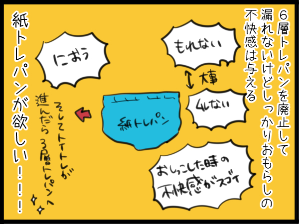 「6層の乾きにくさ、なんとかしてー！」私が提案する次世代トレパンの画像6