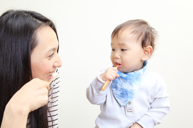 0歳児の歯磨きはいつから始める 開始時期や方法 おすすめ商品を紹介 Conobie コノビー