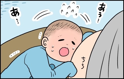 これぞ ザ 生存本能 新生児だった長男が授乳時に見せた表情が忘れられない Conobie コノビー