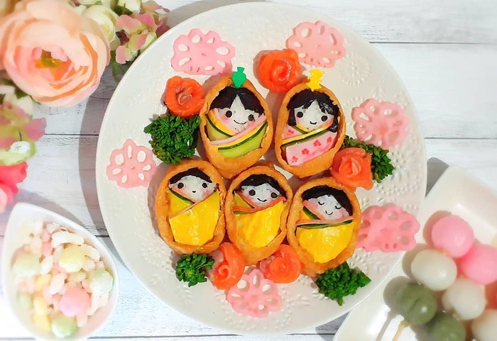 ひな祭りのご飯どうしよう…！？真似したい華やかごはん、まとめました♡のタイトル画像