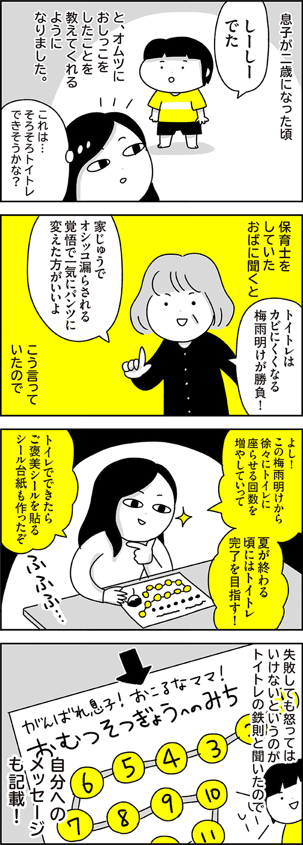 行き詰まったら、一旦休止もアリ！山あり谷ありだった”トイトレ”秘訣は？の画像1