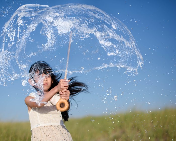 防水効果はゼロ！！だけど欲しくなるパパ力作の“水傘”とは？の画像2