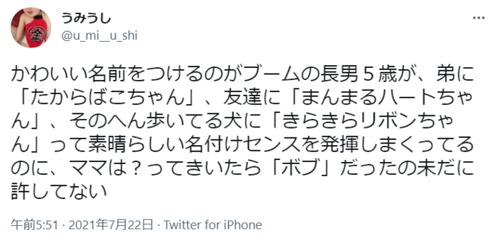 うそーん！ボブって、ヘアースタイルのことじゃないんかーい（笑）の画像1