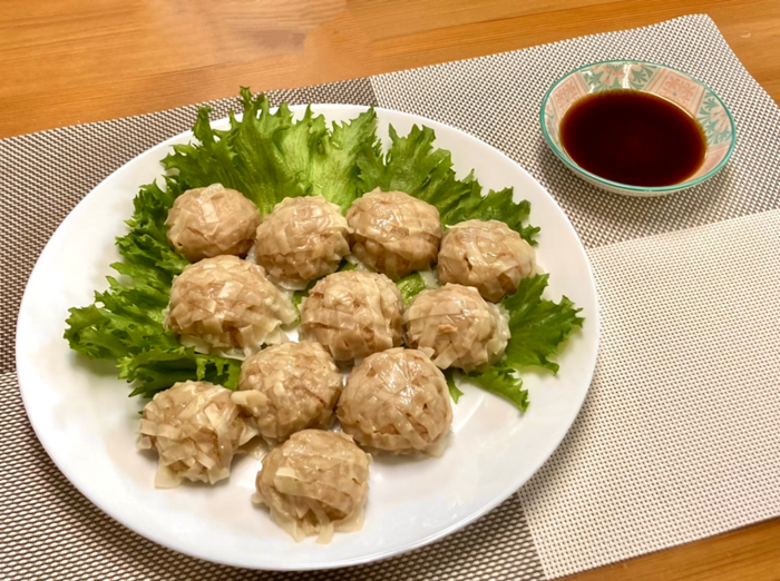 蒸し器がなくてもOK！レンジで作る”包まないシュウマイ”の画像5