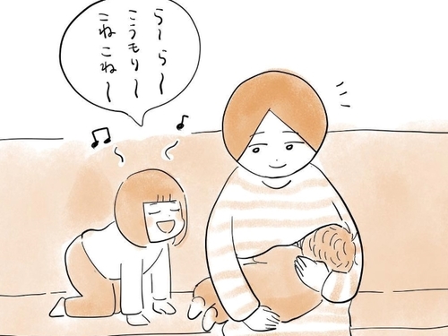 お姉ちゃんが弟に聞かせるナゾの歌…そのほっこりすぎる「曲名」とは？のタイトル画像