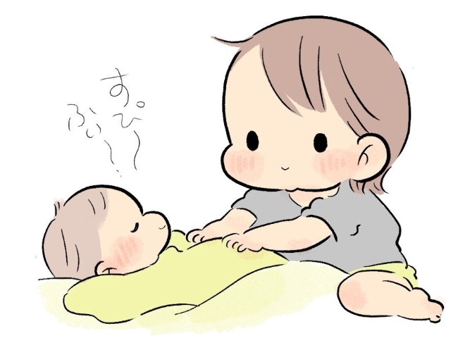 「こわいゆめ、みないようにね」２歳児の寝かしつけが、カワイイの極みっ♡のタイトル画像