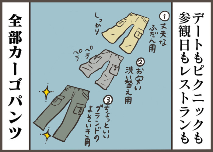 服のバリエーションそれだけ…？夫のコーデに口を挟まずにいられない。の画像3