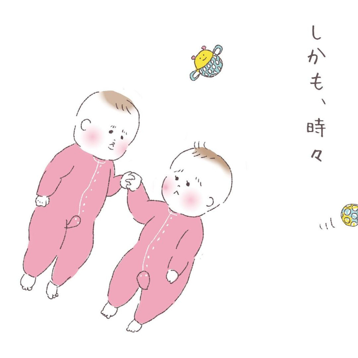 双子って最強におもしろカワイイ……ふと目を離したすきに、起きていることの画像9