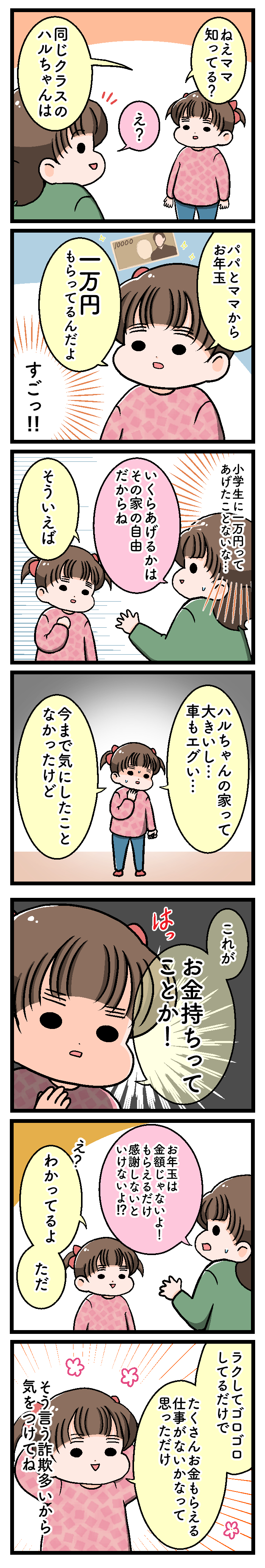 小学生が気づいたお年玉の金額の違い。そろそろ子どもと「お金」の話をしようかなの画像1