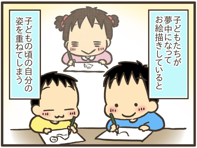 もはや私より上手だ……。息子たちの絵から母は学んでいるの画像5