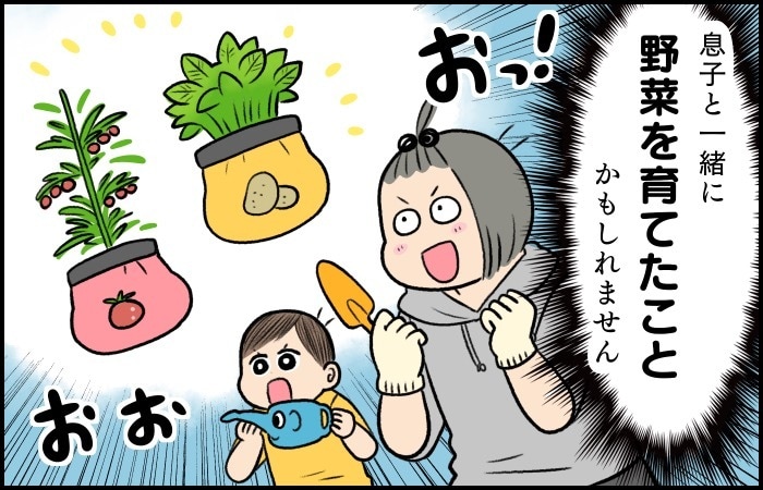 成長が嬉しい！息子と野菜を育てる日が来るなんて！の画像2